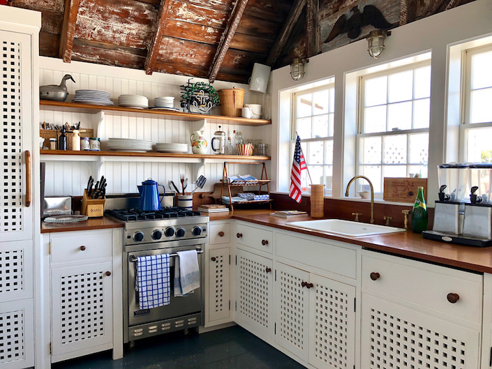 Boathouse kitchen details