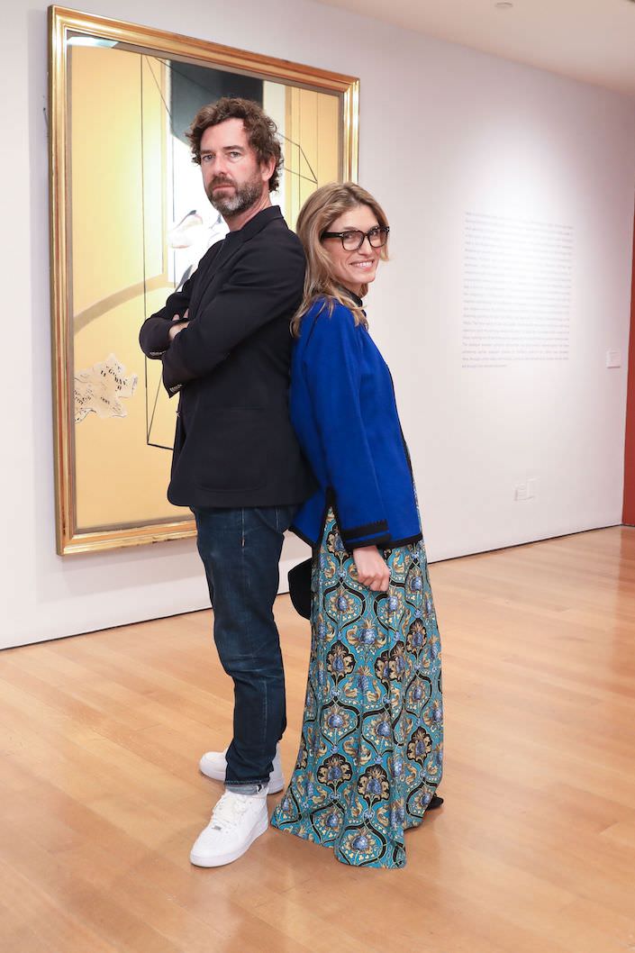 David Netto and Martina Mondadori Sartogo at Christie's, photo Samantha Nandez:BFA