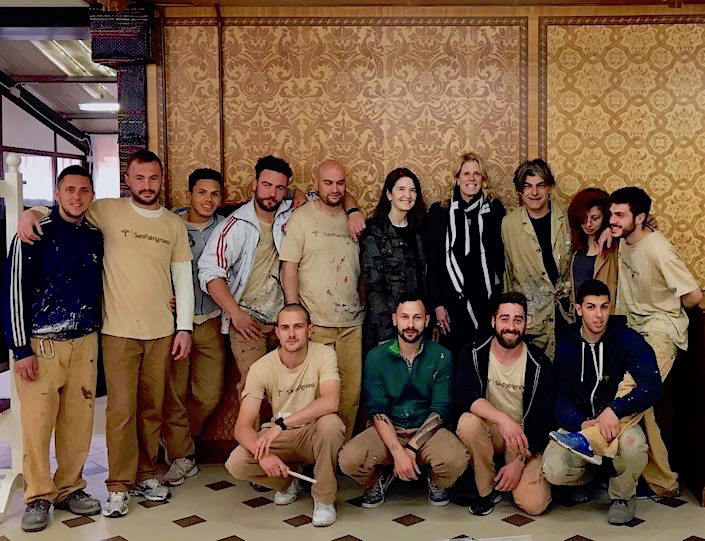 Stacey Bewkes and Susanna Salk at San Patrignano-1