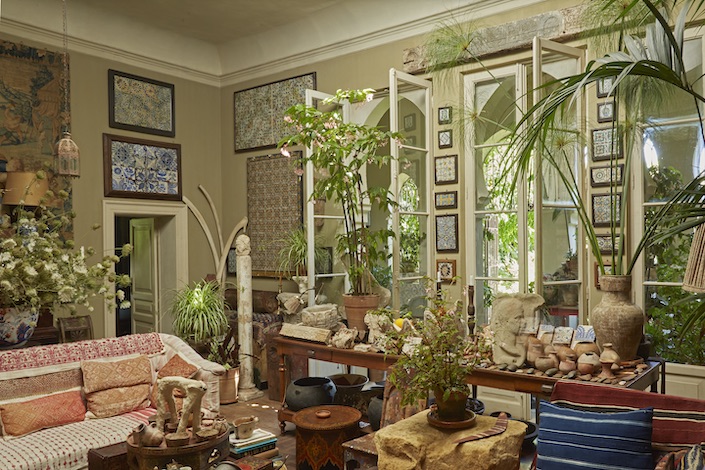 Umberto Pasti & Stephan Janson home featured in Inside Tangier, photo by Guido Taroni