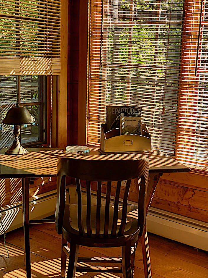 master bedroom corner at Camp Kent