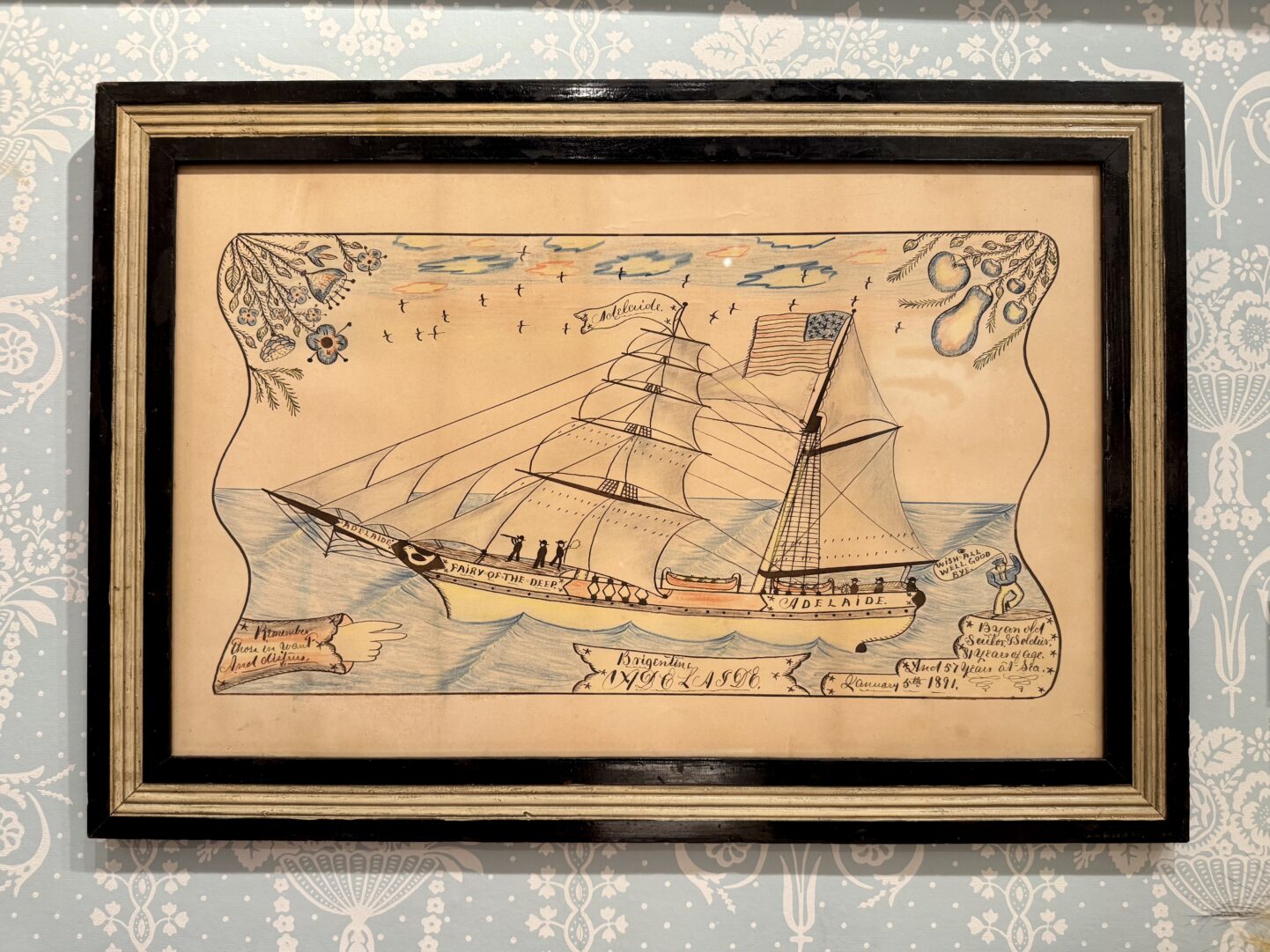 Brigantine Adelaide by Parley Scott Downer at The Winter Show via Quintessence