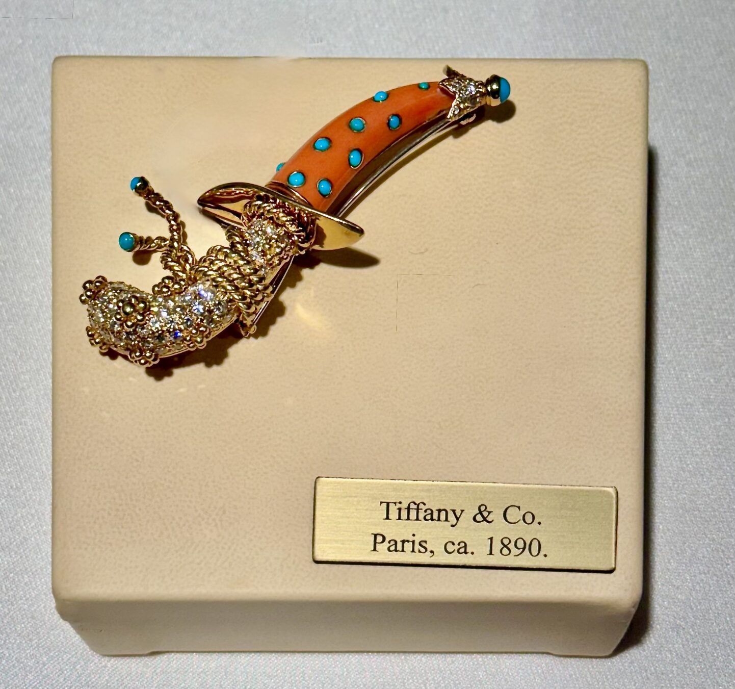diamond dagger brooch at A la Vieille Russie at The Winter Show 2025 via Quintessence