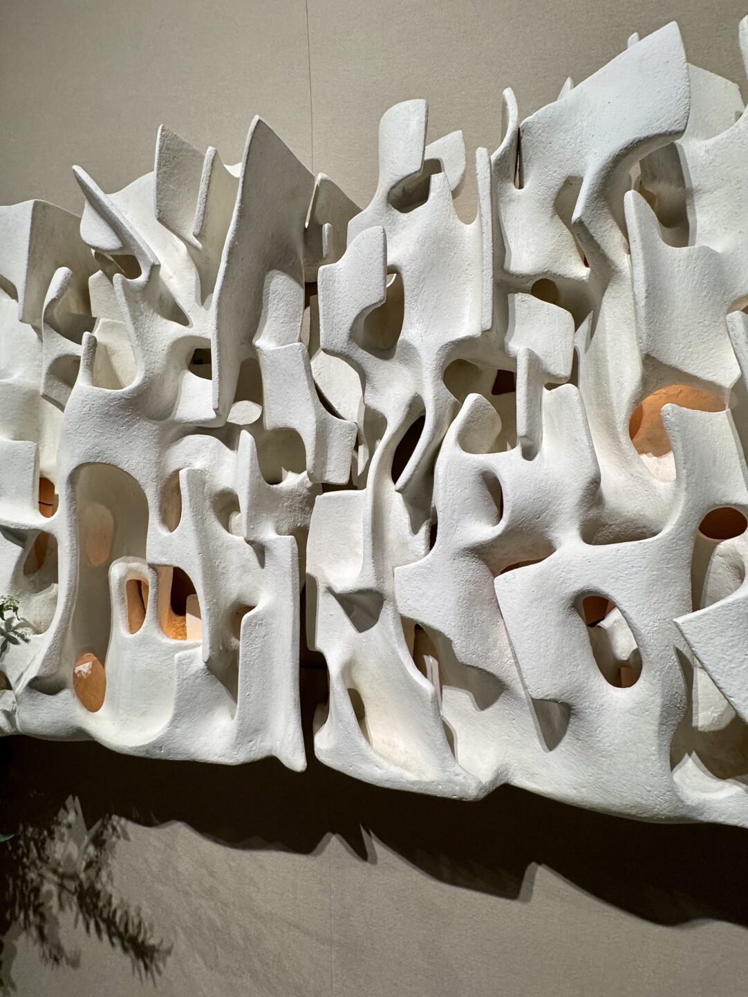 detail of stoneware sculpture by Guy Bareff at Maison Gerard at The Winter Show via Quintessence