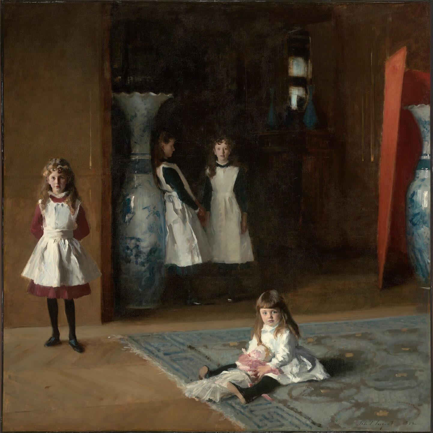 John Singer Sargent, The Daughters of Edward Darley Boit
1882, from the exhibit Sargent and Paris at the Metropolitan Museum 