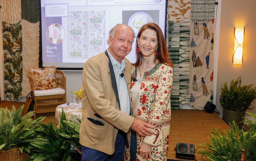Patrick Frey and Stacey Bewkes of Quintessence at the Nantucket by Design luncheon copy