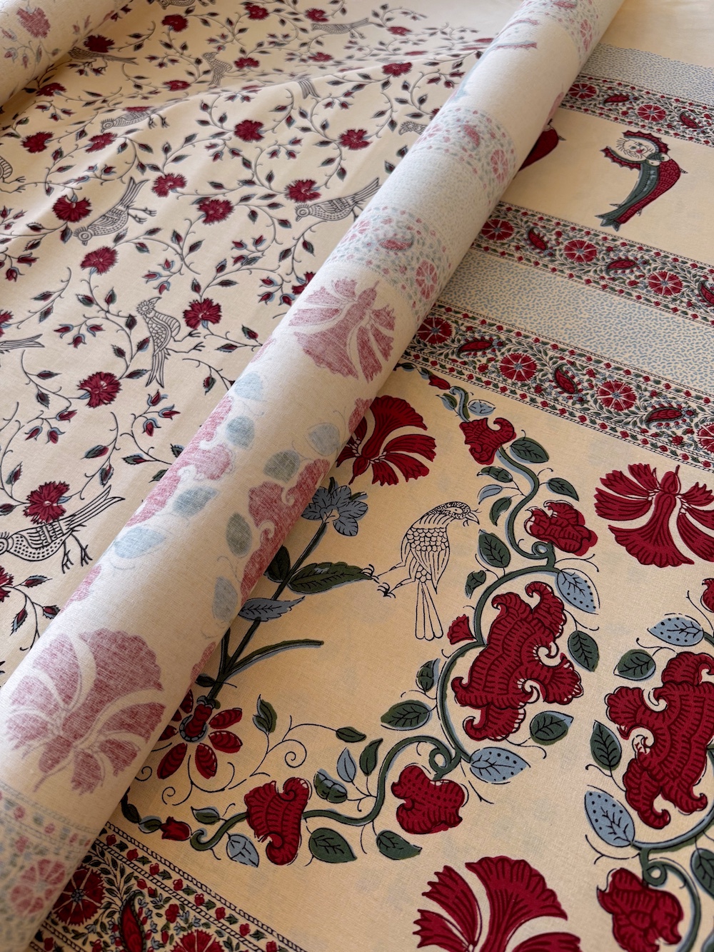 Pierre Frey coordinating Branquenié fabrics via Quintessence