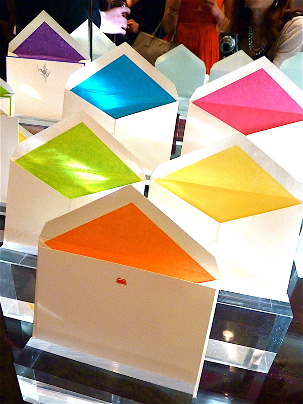 Mrs. John Strong luxury stationery  Mrs. John Strong small crab set