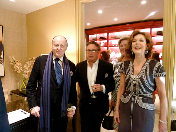 Mrs. John Strong party Mario Buatta and Scalamandre's Steven Stolman