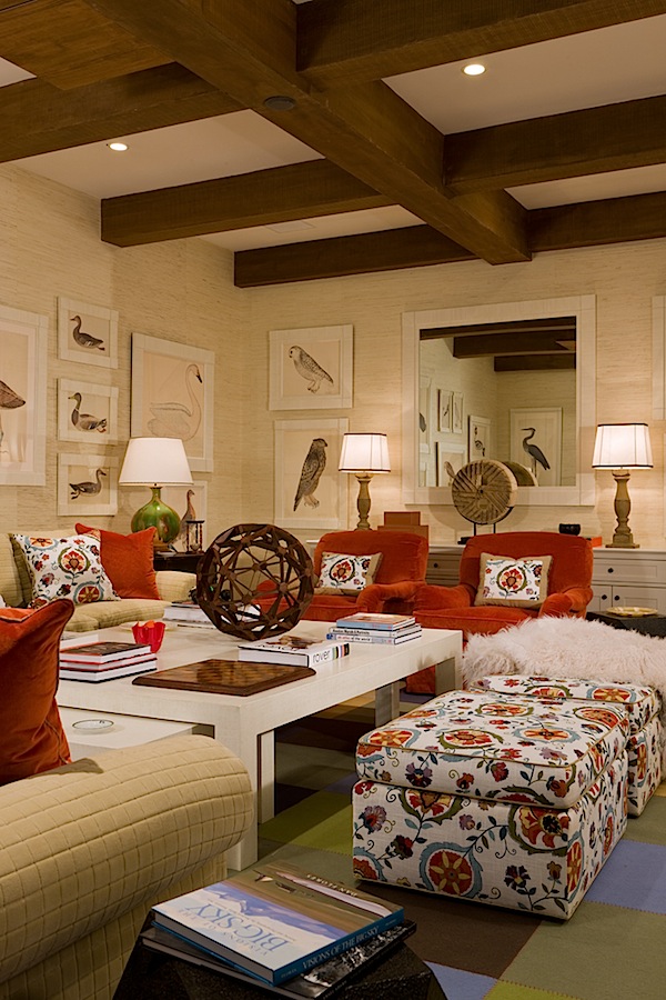 Gary McBournie Montana family room Gary McBournie