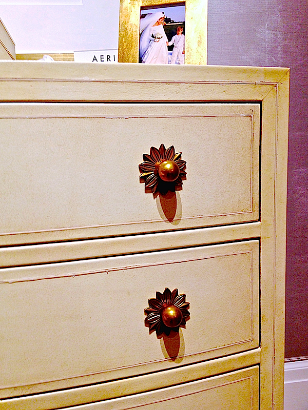 AERIN Penrose dresser hardware gold at high point