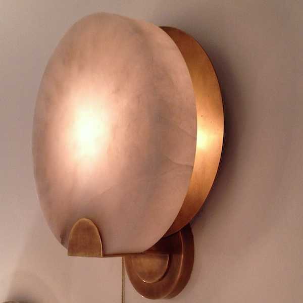 Aerin Iveala sconce for Visual Comfort gold at high point