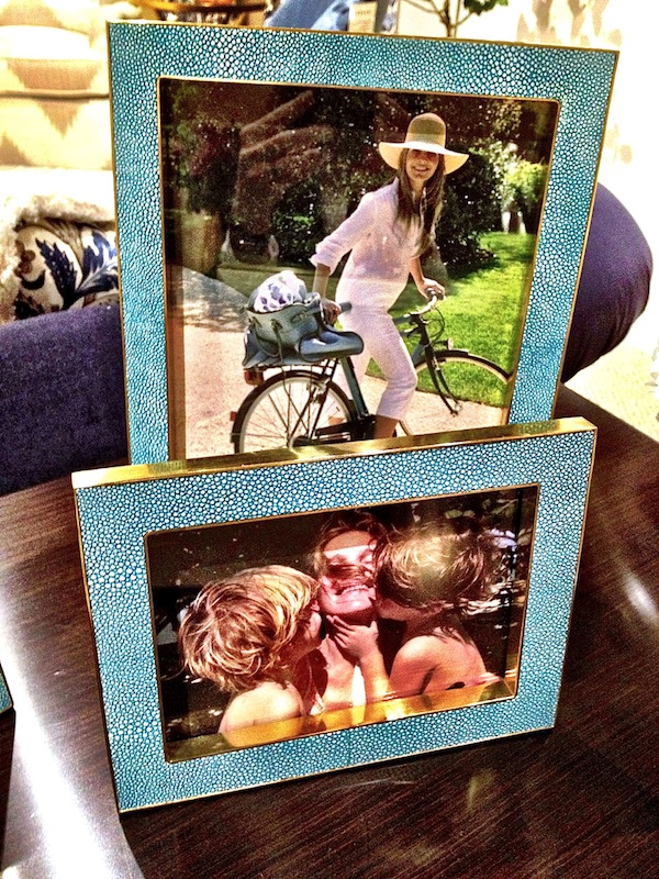 AERIN shagreen picture frames EJ Victor
