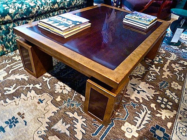 Alexa Hampton Laird coffee table gold at high point