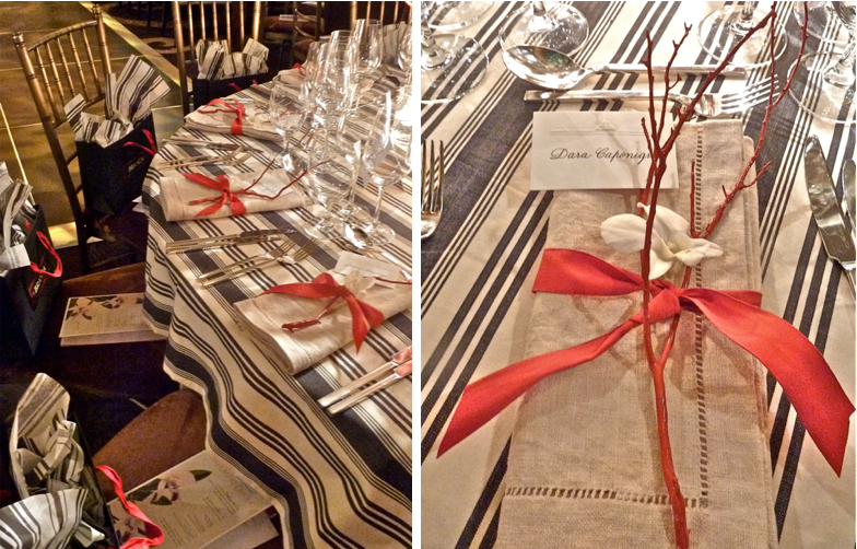 Allessandra Branca table at the New York Botanical Garden Orchid Dinner New York Botanical Garden