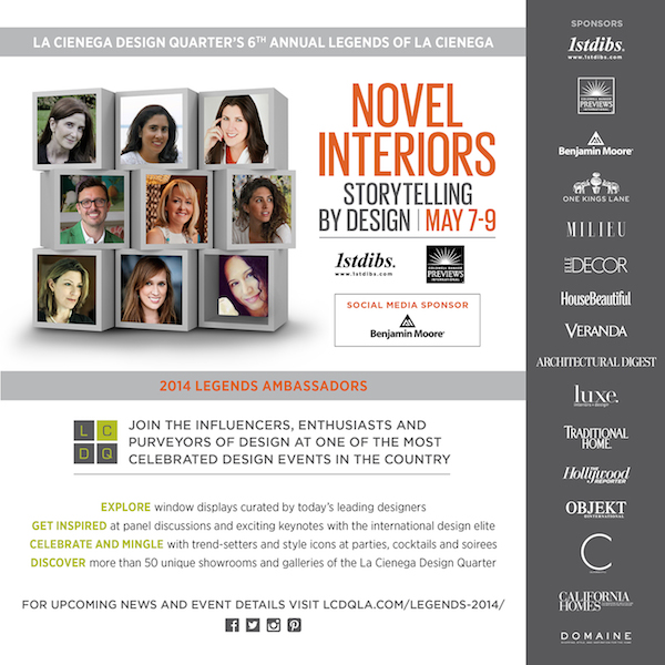 La Cienega Design Quarter Legends Ambassadors