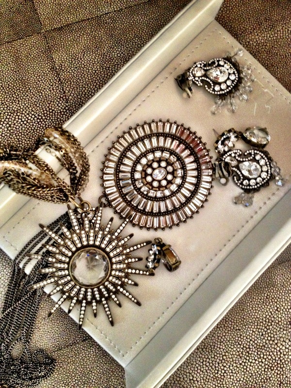 Badgley Mischka jewelry in Veranda Hearst Designer Visions apartment