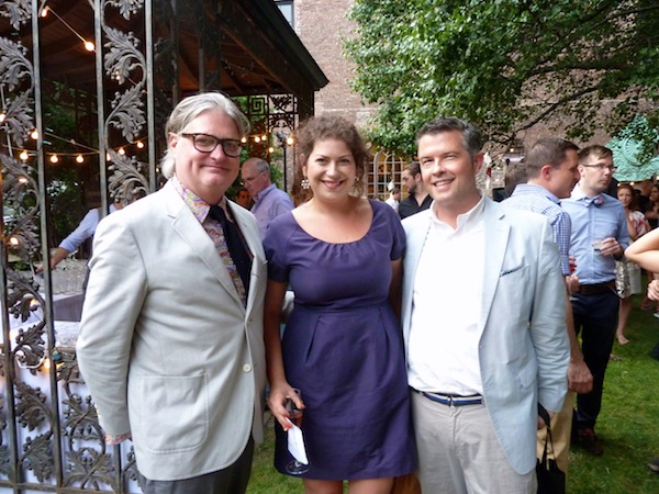 Brady Wilcox, Orli Ben-Dor, David Harris Launch party for Champalimaud The Comptoirs Collection