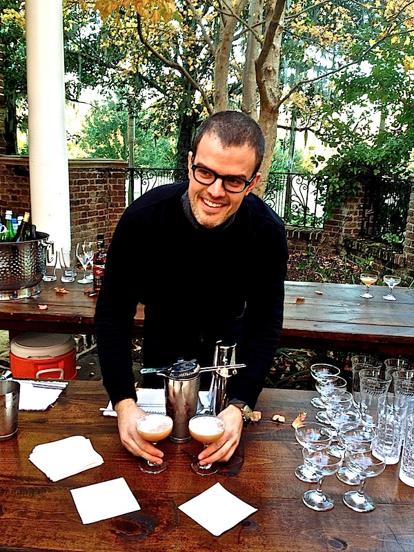 Jack Rudy president Brooks Reitz eating in charleston