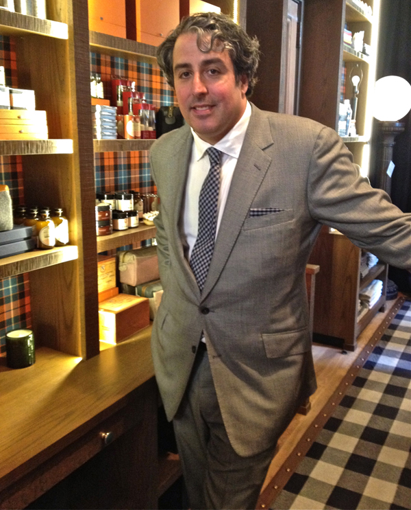 Bryan-Dicker-President-of-Holland-&-Sherry-Interiors Holland & Sherry Bespoke store, Elizabeth Street, NYC
