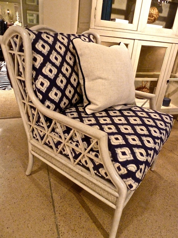 home furnishings Drexel Heritage occasional chair in vintage alpine finish