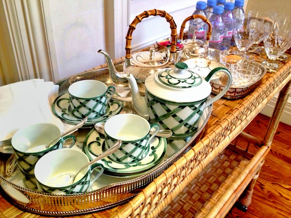 Tea time at Charlotte Moss Charlotte Moss