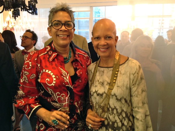 Chris Isles & SHeila Bridges Baccarat showroom