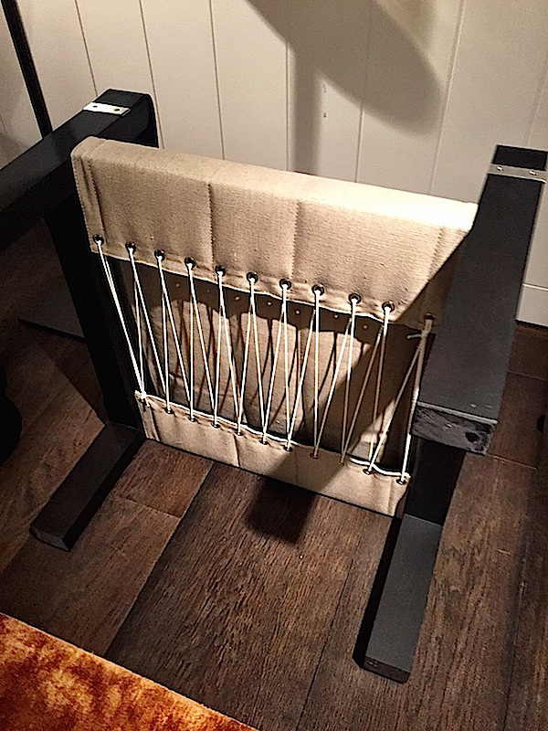 Christian Liaigre consulat Arm chair underside