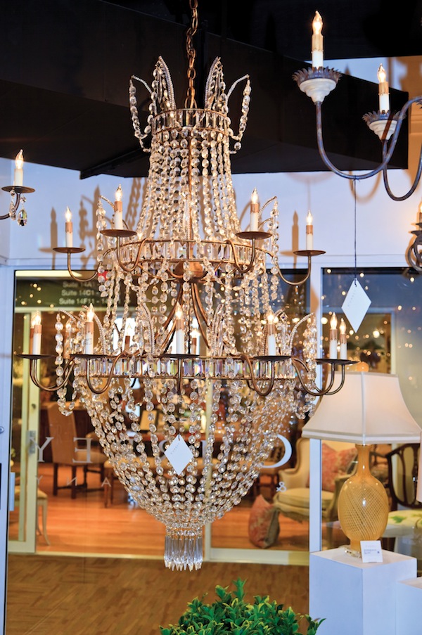 Currey and Company Granada crystal chandelier Currey