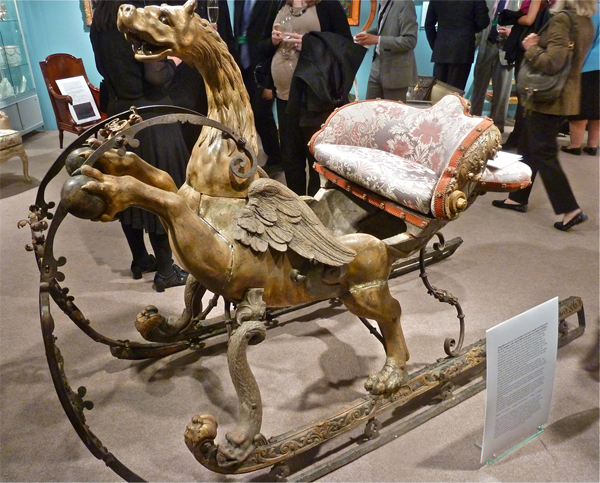 Dalva Brothers antique French sleigh