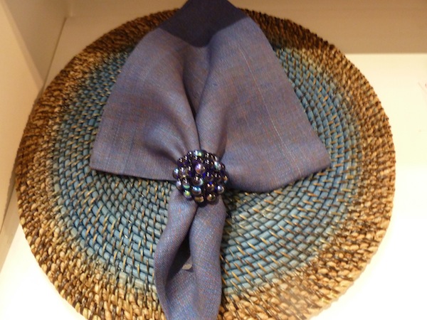 Deborah Rhodes Jewelled dome napkin ring New York Gift Fair