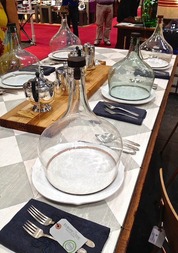 Demijon cloche at Europe 2 You New York Gift Fair