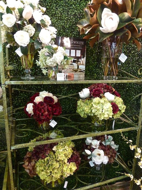 Diane James holiday flowers New York Gift Show