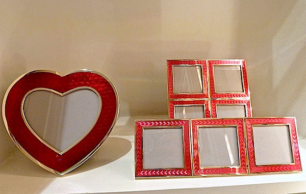 Dior Home red enamel frames Dior Home Boutique