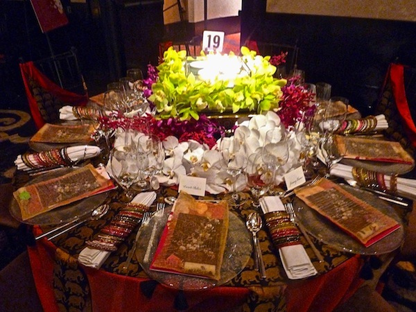Donna Vock for Yes Dear Inc. NY Botanical Garden Orchid Dinner table botanical garden