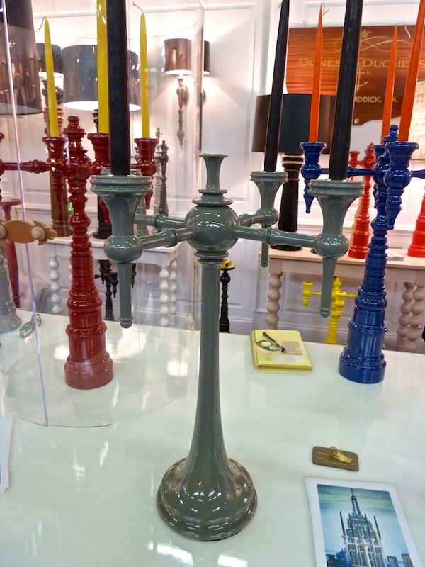 Dunes & Duchess Gotham Moderne candelabra New York Gift Show August 2012