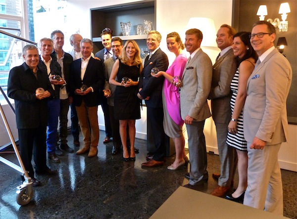 ELLE DECOR A-list award winners 2012 Baccarat showroom D&D building NYC
