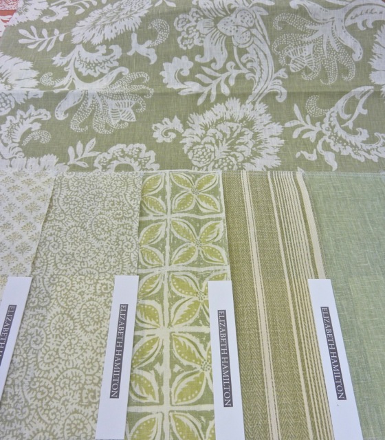 Elizabeth Hamilton fabrics at Peter Fasano