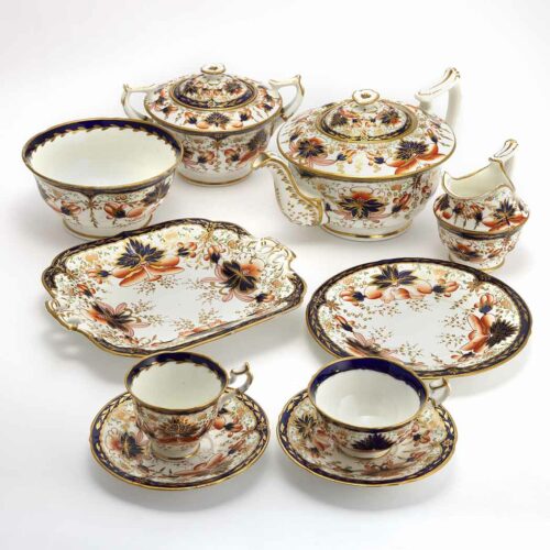English Porcelain dessert service prob. Derby 19th c. from Doyle New York Derby porcelain dessert service at Doyle New York auction
