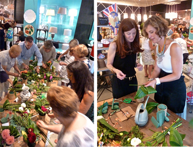 Flower-arranging-class-at-Juliska