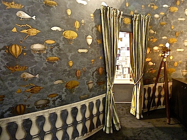 Fornasetti Macchina Volanti wallpaper Cole and Son