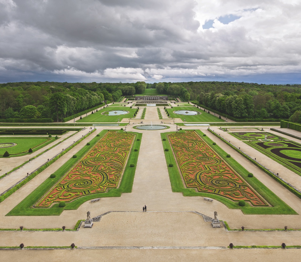 Gardens at the Château de Vaux le Vicomte