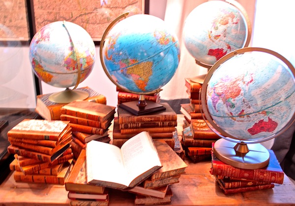 Globes in Libby Langdon Fun Room 2012 Hampton Designer Showhouse