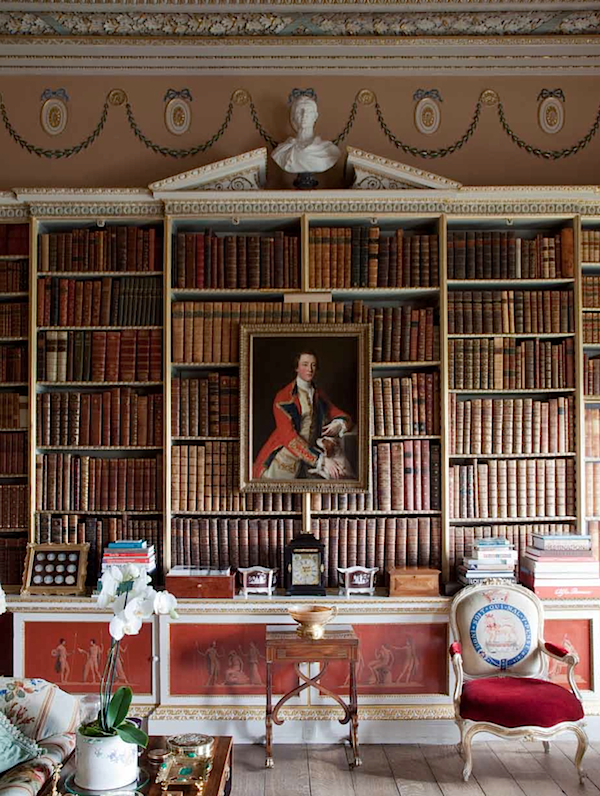Goodwood Large Library detail English Country House