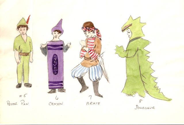 Halloween sketches 1