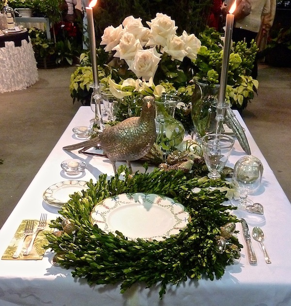 Holiday tabletop Home for the Holidays
