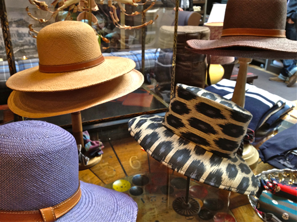 Holland-&-Sherry-Worth-and-Worth-hats Holland & Sherry Bespoke store, Elizabeth Street, NYC