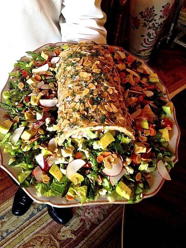 Howard Slatkin's salmon roulade Fifth Avenue Style