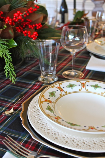 Quintessence blog Christmas tabletop