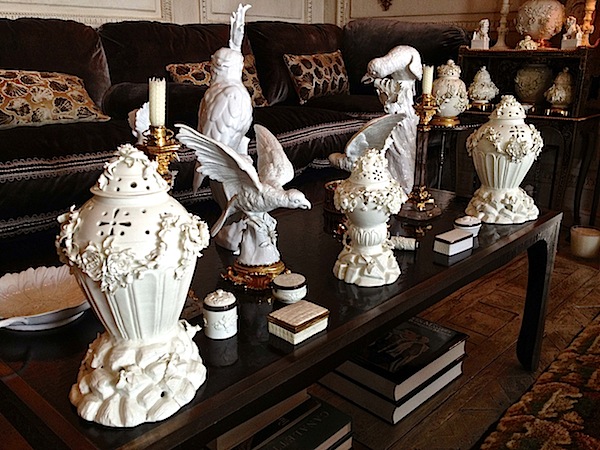 Howard Slatkin Fifth Avenue apartment Howard Slatkin collection of blanc de chine